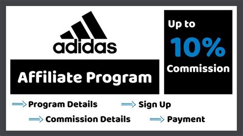 adidas affiliate program commission.